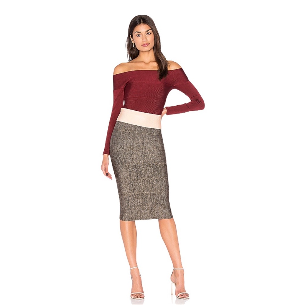 Lolitta Elisabeth Off the Shoulder Bandage Dress